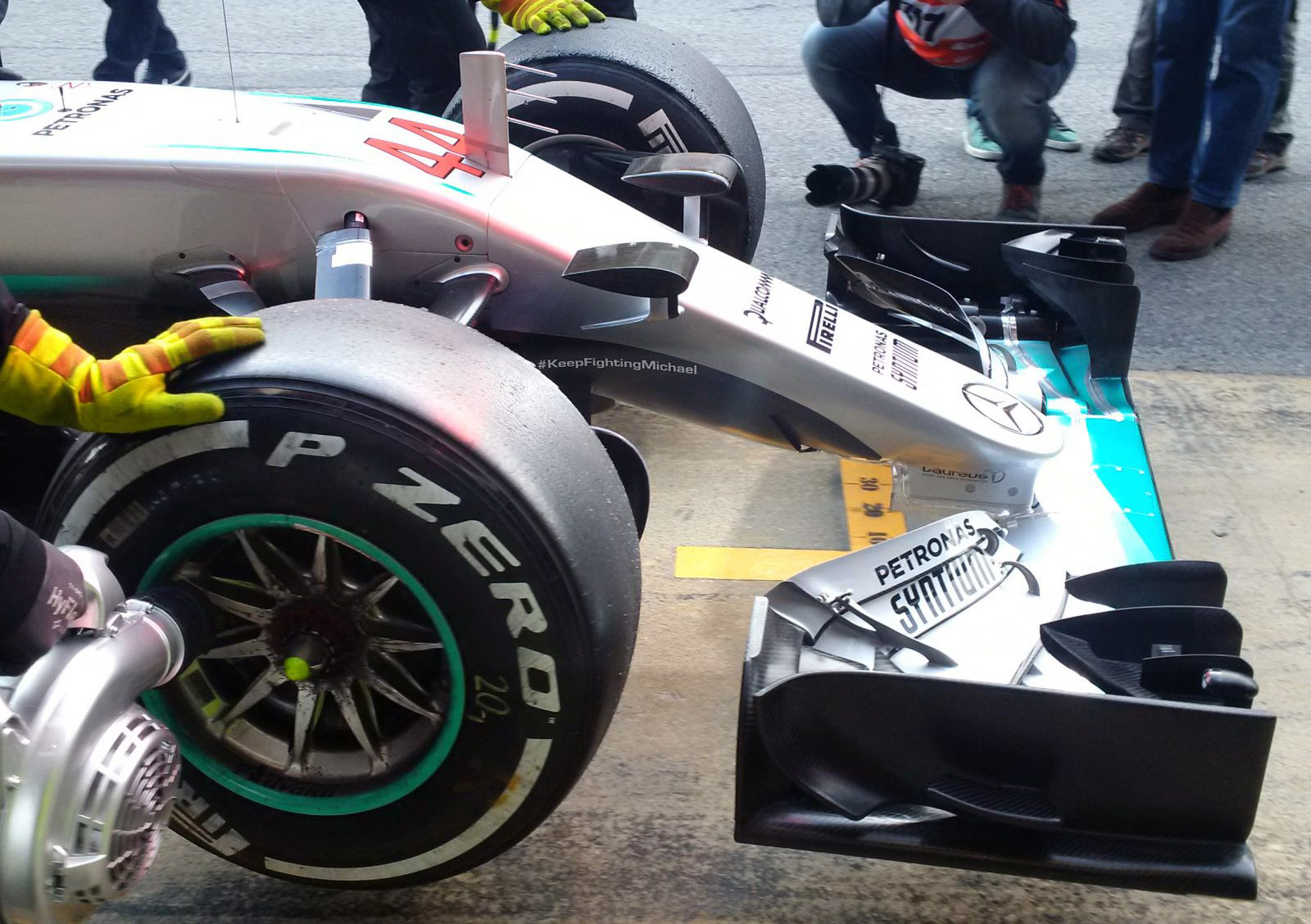 Nový nos Mercedesu F1 W07