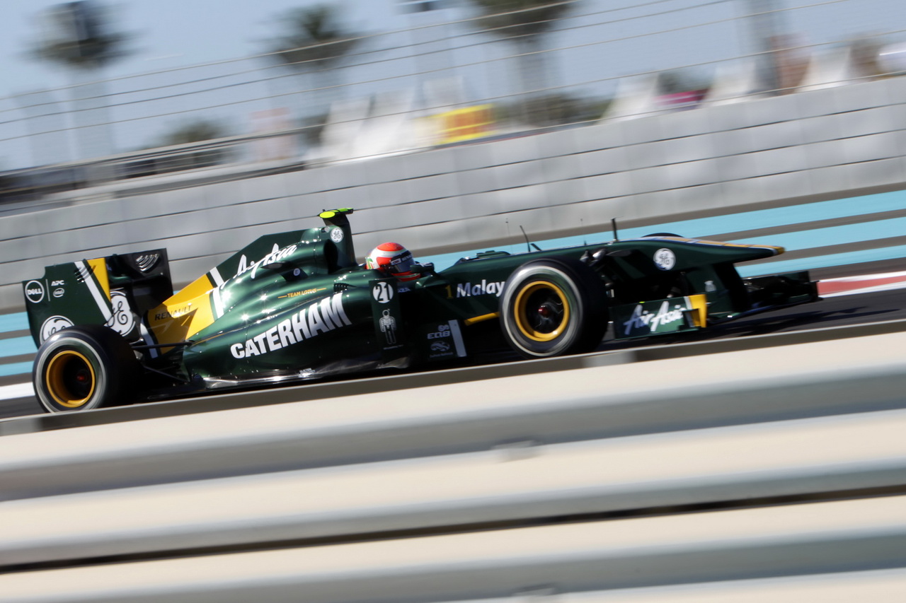 Team Lotus (Caterham F1 Team) switched from Cosworth to Renault engines without improvement in 2011