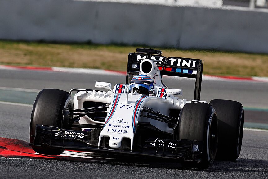 Valtteri Bottas s Williamsem FW38
