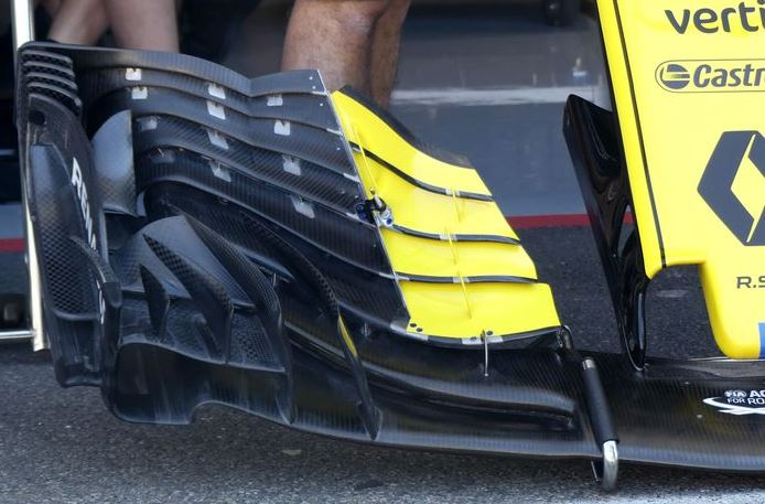 Nové přední křídlo Renaultu