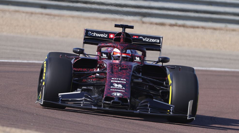 Räikkönen s novým vozem ve Fioranu
