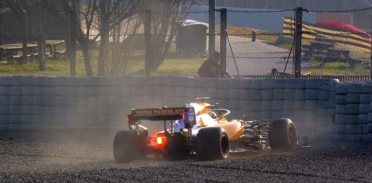 Norrisův odstavený McLaren
