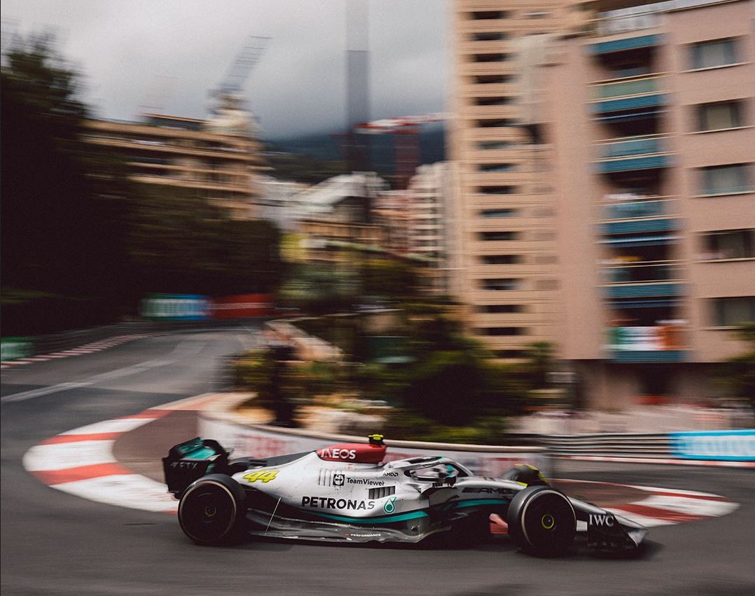 Lewis Hamilton ve Velké ceně Monaka 2022